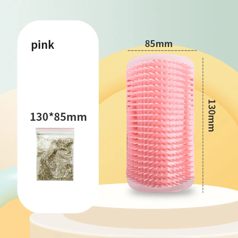 Massage Pet Brush Corner Cat Scrubber Comb Play Cat Toy - VAILEO
