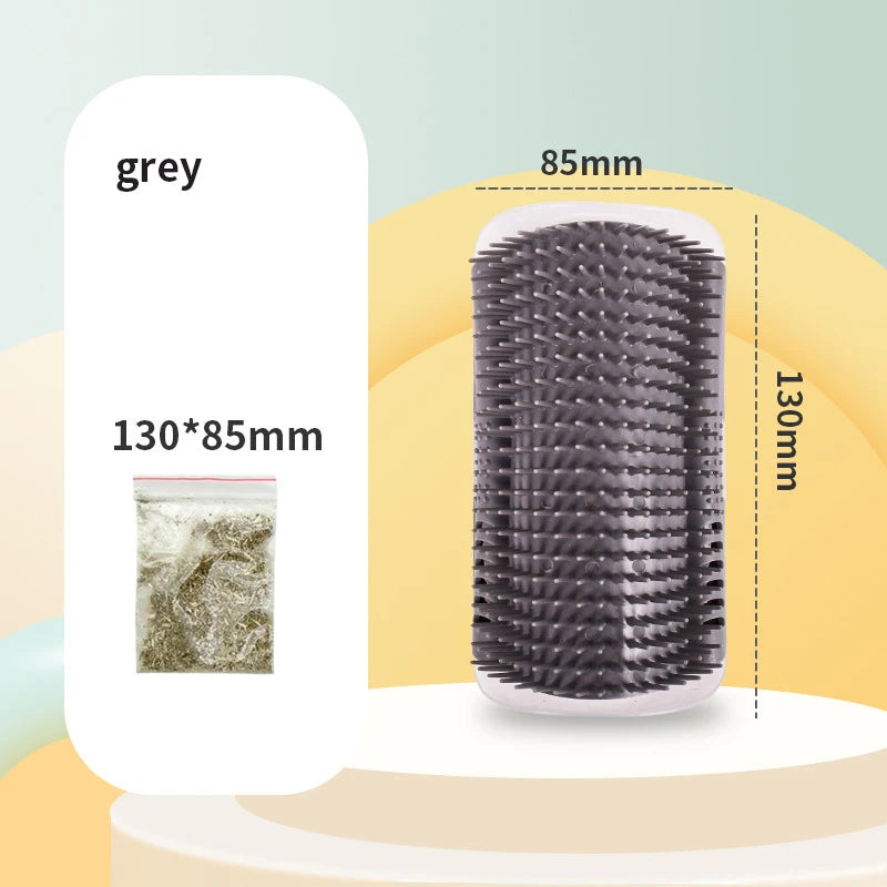 Massage Pet Brush Corner Cat Scrubber Comb Play Cat Toy - VAILEO
