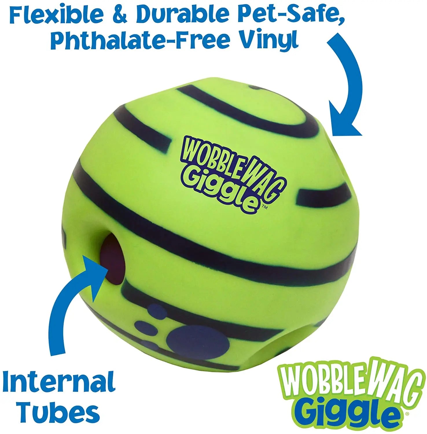 Wobble Wag Giggle Glow Ball - VAILEO