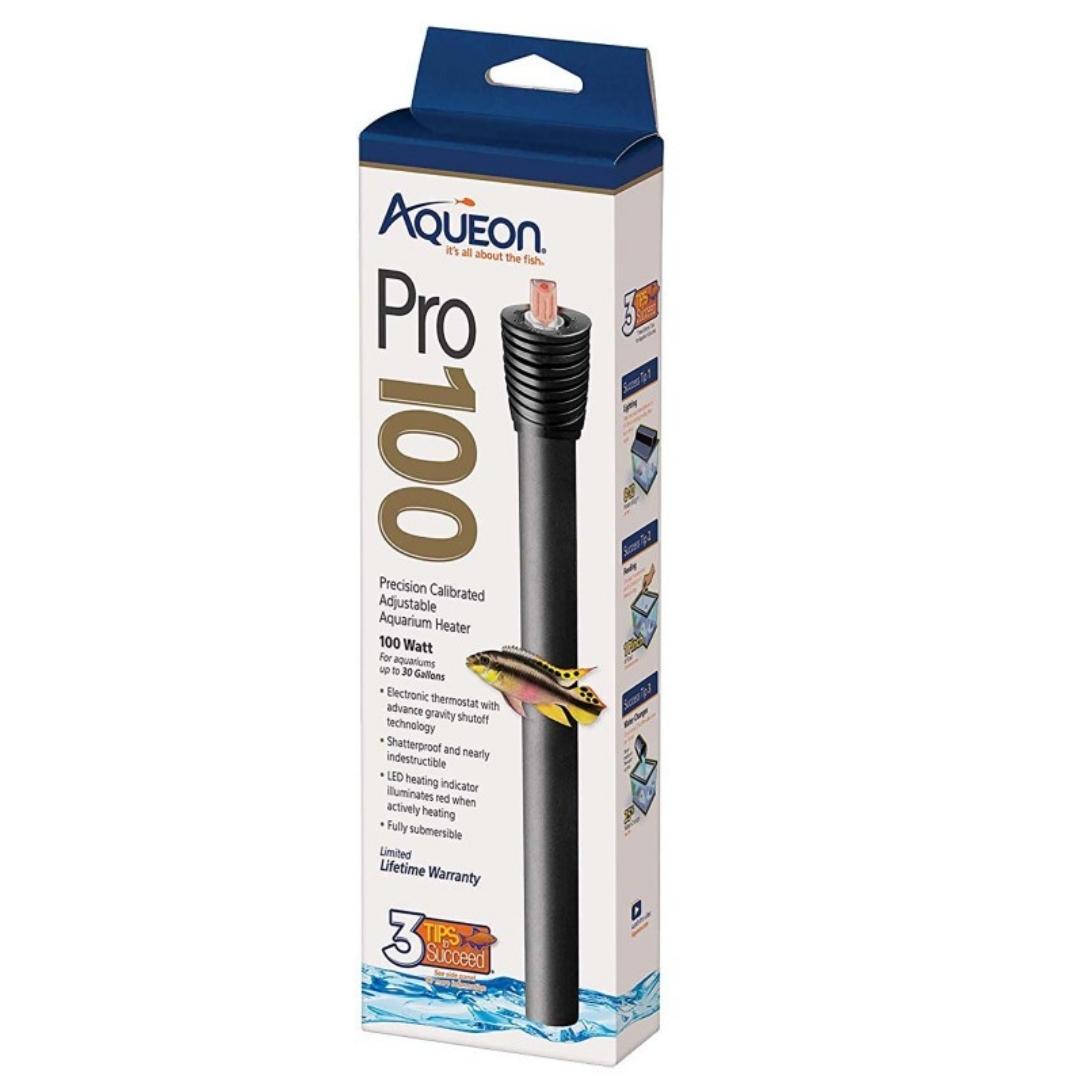 Aqueon Adjustable PRO Aquarium Heater 1ea/Up To 30 gal, 100 W