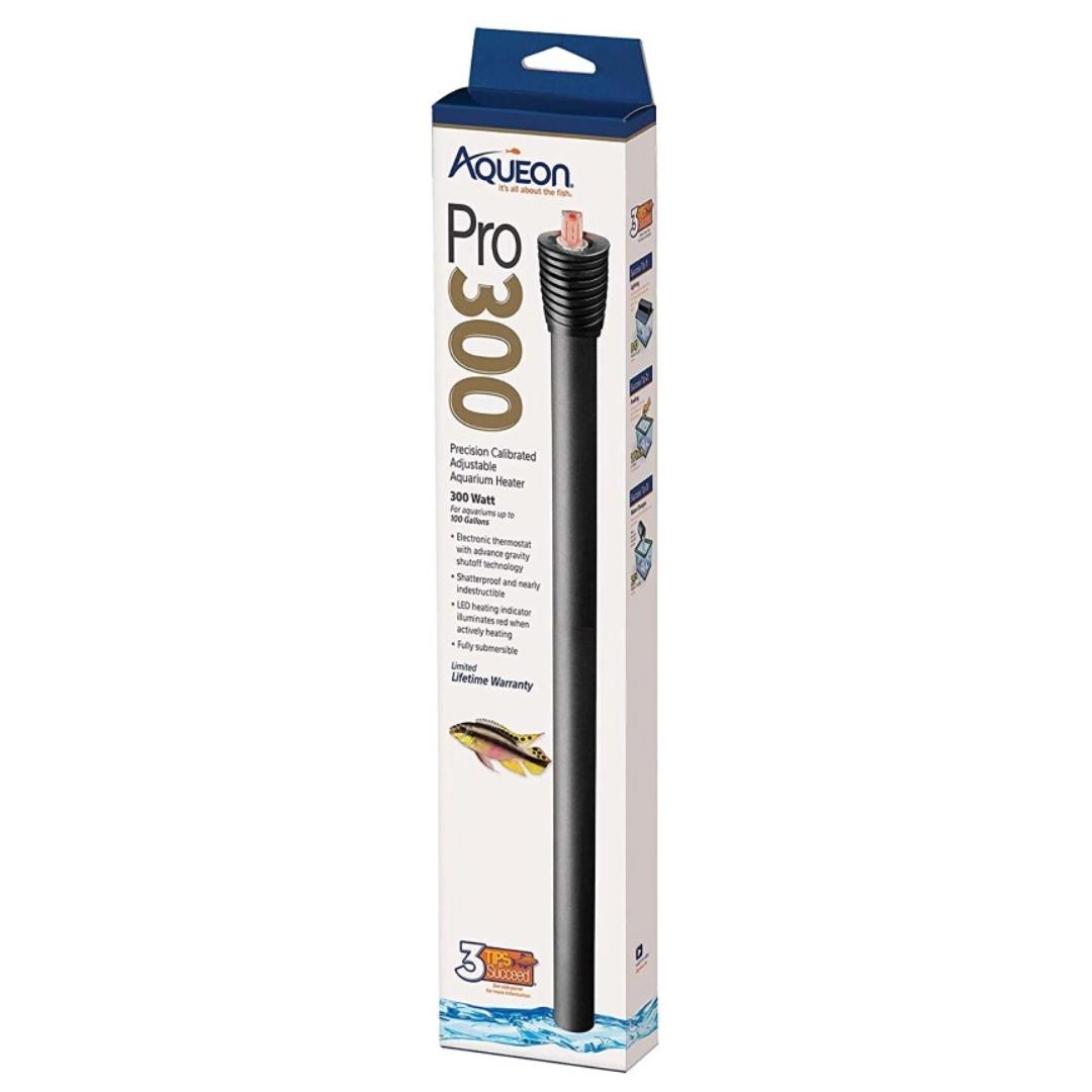 Aqueon Adjustable PRO Aquarium Heater 1ea/Up To 100 gal, 300 W