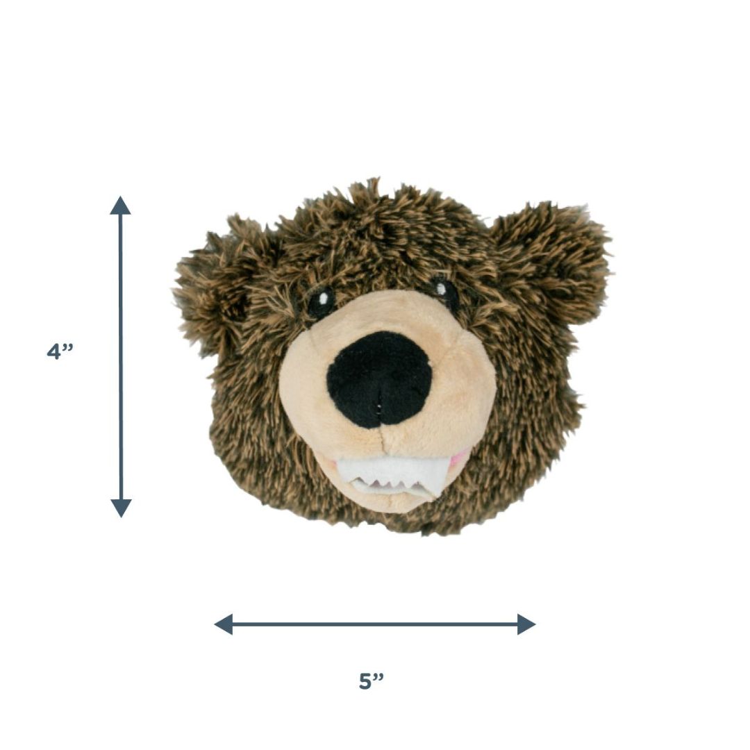 Tall Tails Dog 2 In 1 Grizzly Head 4 Inch - VAILEO