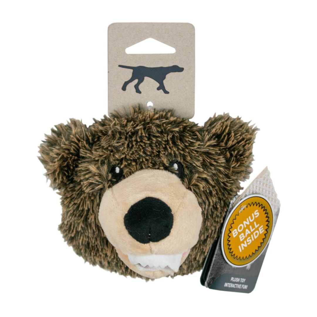 Tall Tails Dog 2 In 1 Grizzly Head 4 Inch - VAILEO