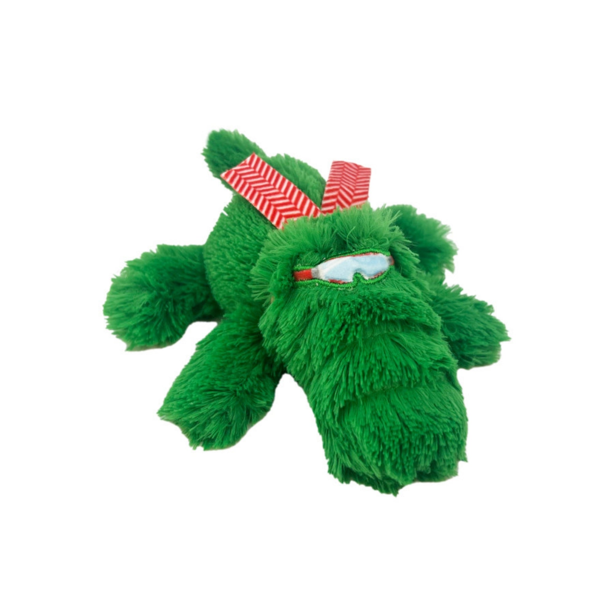 KONG Holiday Cozie Dog Toy Alligator, 1ea/SM