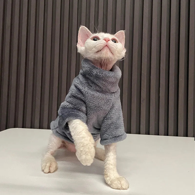 Winter Hairless Cat Sweater - VAILEO