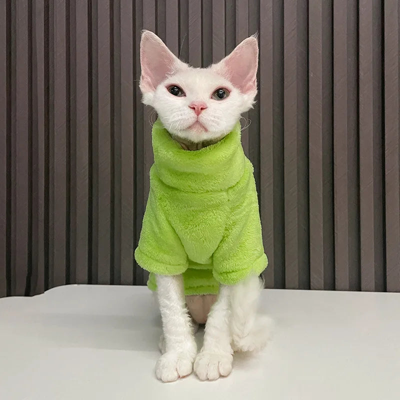 Winter Hairless Cat Sweater - VAILEO