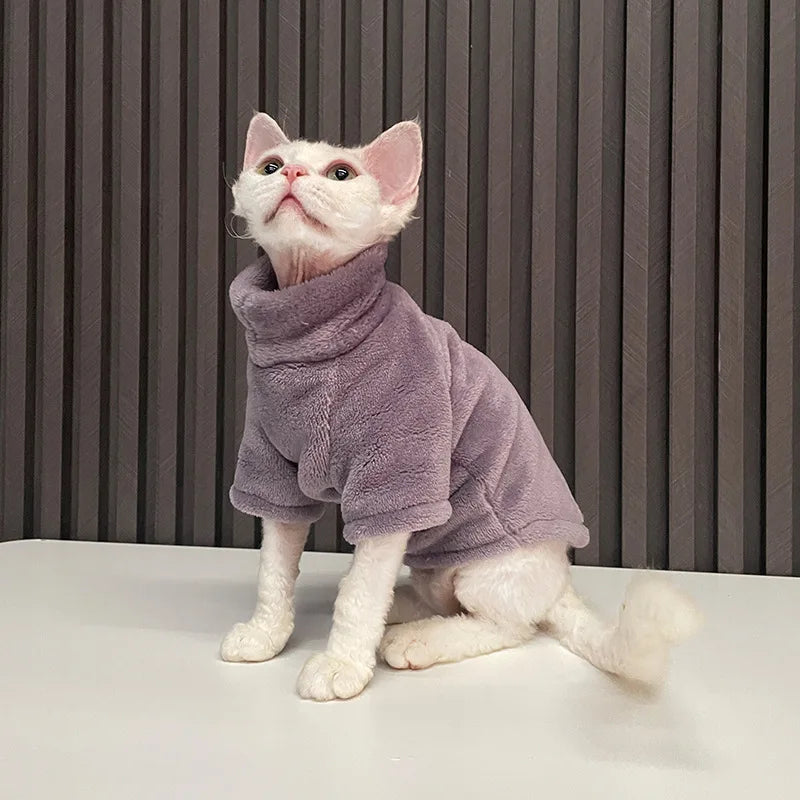 Winter Hairless Cat Sweater - VAILEO